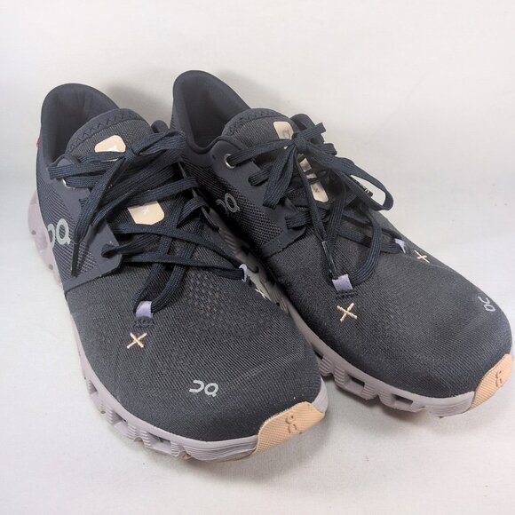 On Cloud X 3 Shoes Women's 9 Running Athletic Shoes Blue Gray Purple 60.98097 - Picture 2 of 16